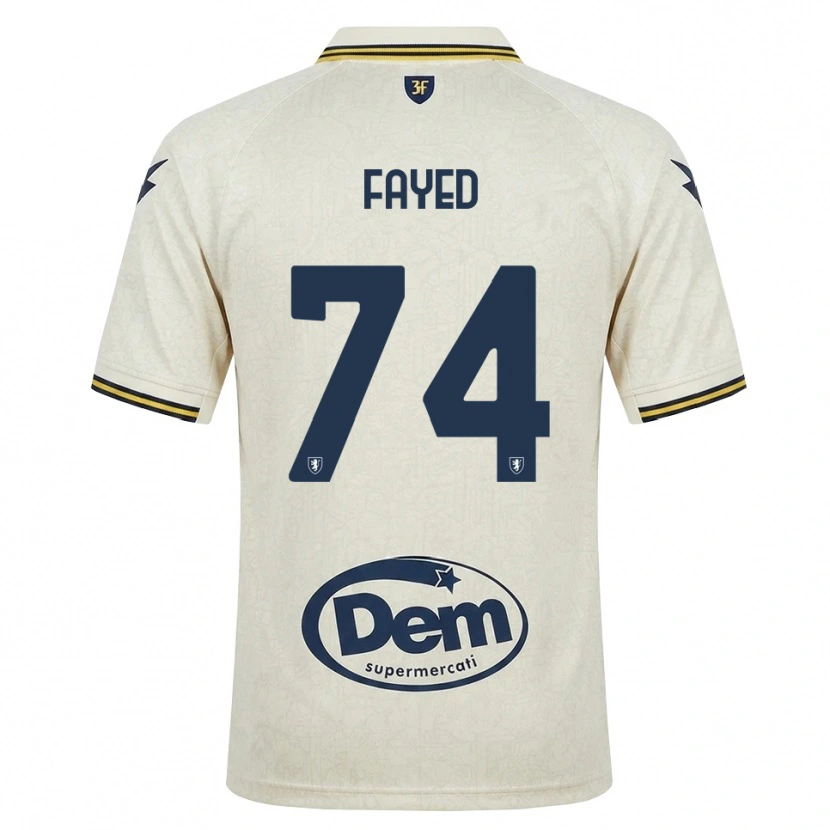 Danxen Femme Maillot Omar Fayed #74 Vieux Dentelle Jaune Noir Tenues Extérieur 2026/27 T-Shirt
