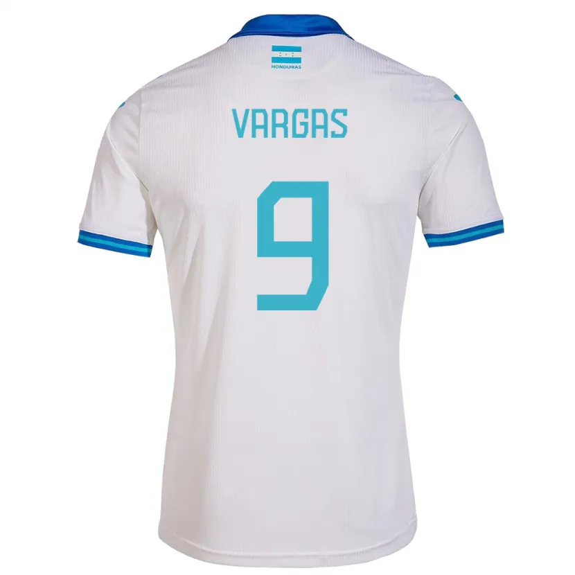 Danxen Enfant Maillot Honduras Nayrobi Vargas #9 Blanc Tenues Domicile 24-26 T-Shirt