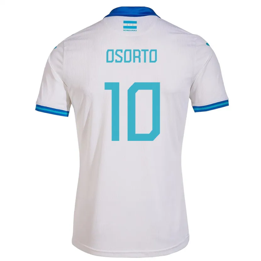 Danxen Enfant Maillot Honduras Roberto Osorto #10 Blanc Tenues Domicile 24-26 T-Shirt