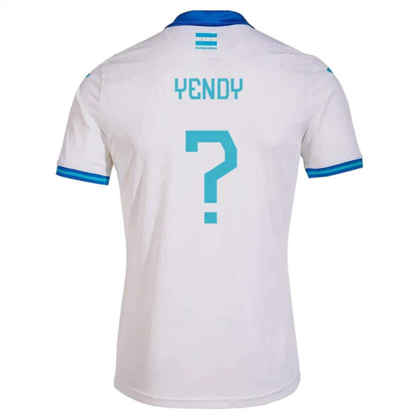 Danxen Enfant Maillot Honduras Yendy Martínez #0 Blanc Tenues Domicile 24-26 T-Shirt