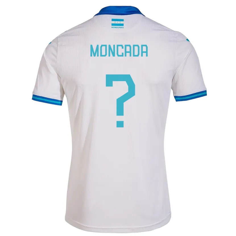 Danxen Enfant Maillot Honduras Linda Moncada #0 Blanc Tenues Domicile 24-26 T-Shirt