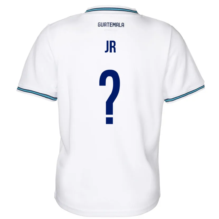 Danxen Enfant Maillot Guatemala Marvin Ávila Jr #0 Blanc Tenues Domicile 24-26 T-Shirt