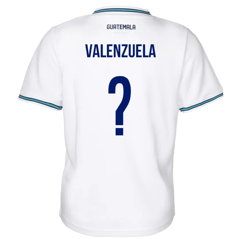 Danxen Enfant Maillot Guatemala Briana Valenzuela #0 Blanc Tenues Domicile 24-26 T-Shirt