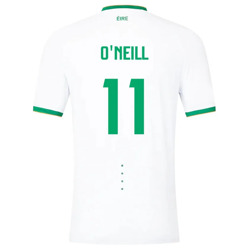 Danxen Enfant Maillot Irlande Ollie O'neill #11 Blanc Tenues Extérieur 24-26 T-Shirt