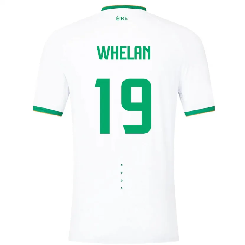 Danxen Enfant Maillot Irlande Emily Whelan #19 Blanc Tenues Extérieur 24-26 T-Shirt