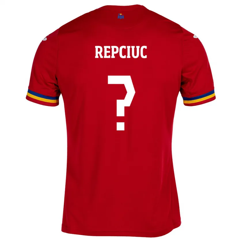 Danxen Enfant Maillot Roumanie Gabriel Repciuc #0 Rouge Tenues Extérieur 24-26 T-Shirt