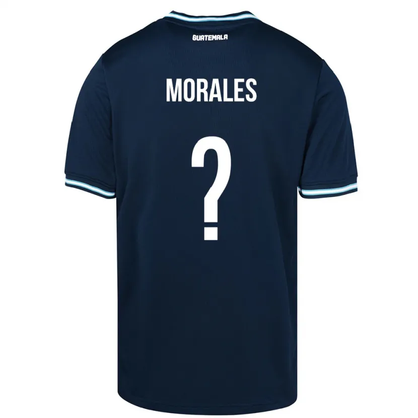 Danxen Enfant Maillot Guatemala Karla Morales #0 Bleu Tenues Extérieur 24-26 T-Shirt