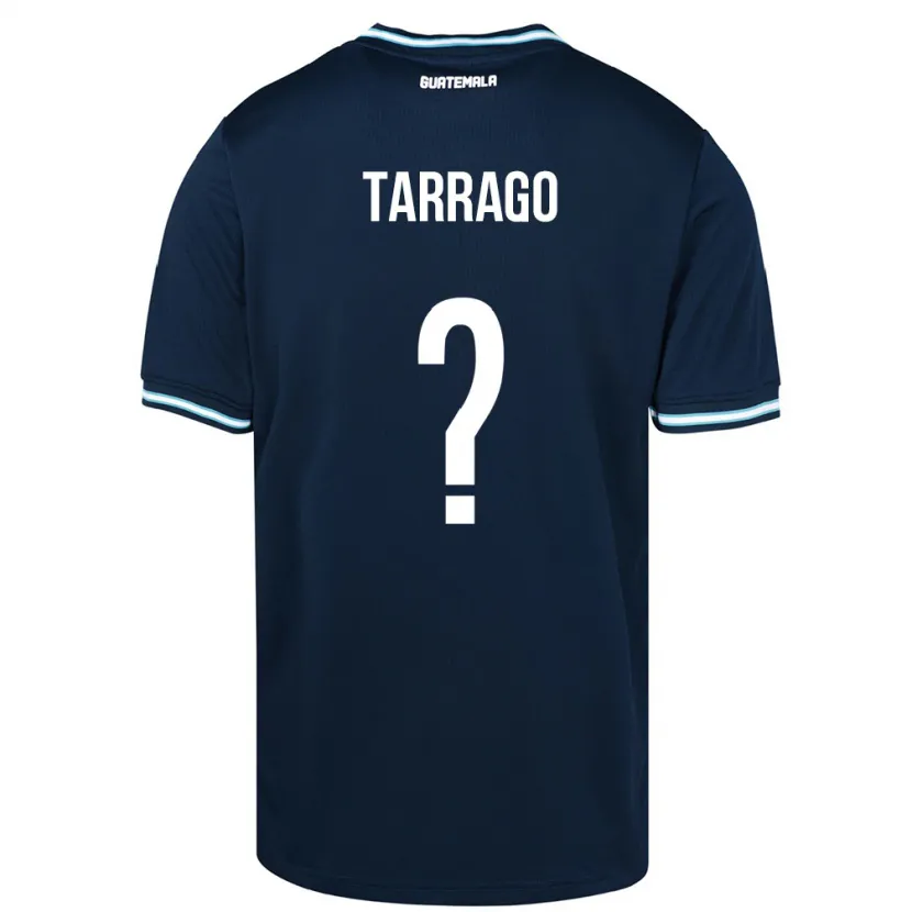 Danxen Enfant Maillot Guatemala María Tarrago #0 Bleu Tenues Extérieur 24-26 T-Shirt