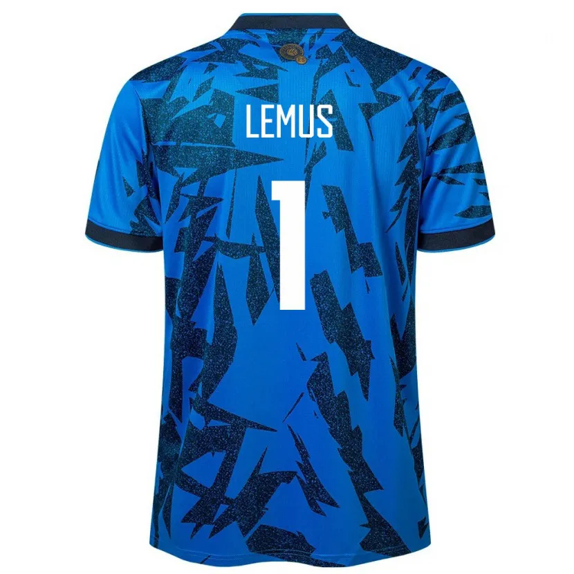 Danxen Homme Maillot Salvador Hamilton Lemus #1 Bleu Tenues Domicile 24-26 T-Shirt