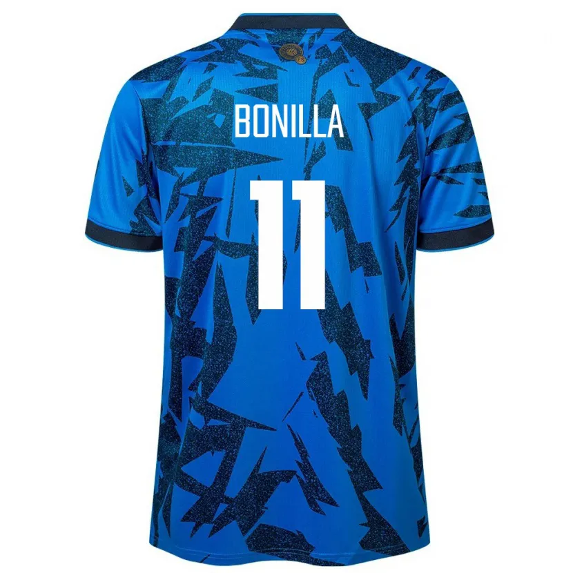 Danxen Homme Maillot Salvador Jarell Bonilla #11 Bleu Tenues Domicile 24-26 T-Shirt