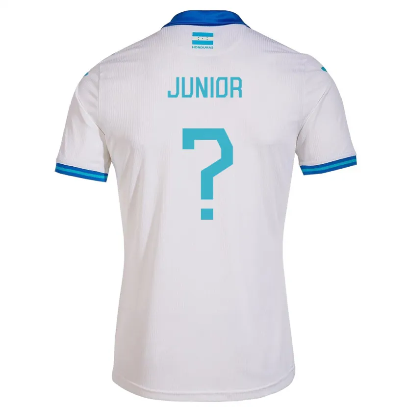 Danxen Homme Maillot Honduras Junior Mejía #0 Blanc Tenues Domicile 24-26 T-Shirt