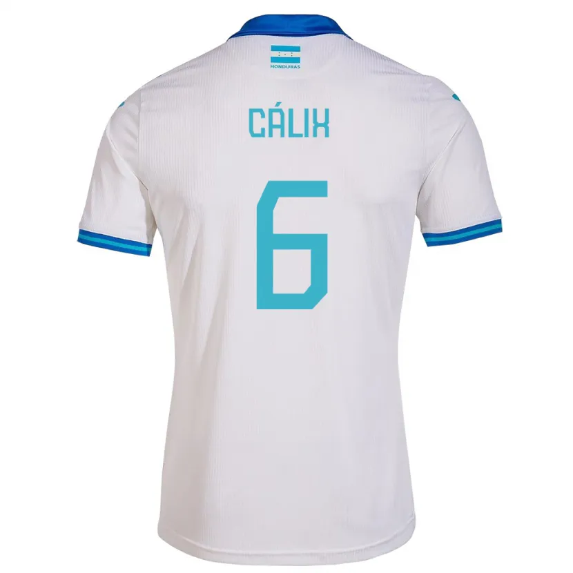 Danxen Homme Maillot Honduras Noel Cálix #6 Blanc Tenues Domicile 24-26 T-Shirt