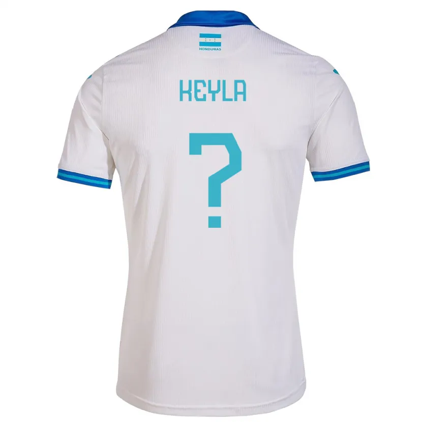 Danxen Homme Maillot Honduras Keyla Aguilar #0 Blanc Tenues Domicile 24-26 T-Shirt