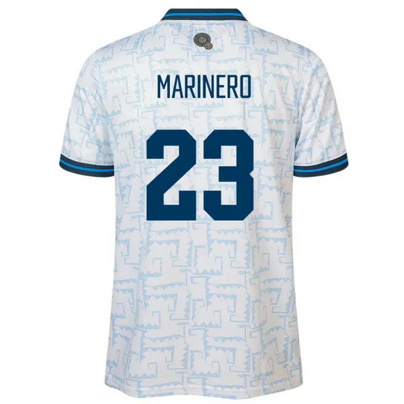 Danxen Homme Maillot Salvador Amber Marinero #23 Blanc Tenues Extérieur 24-26 T-Shirt
