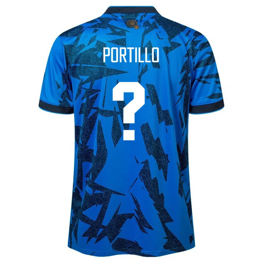 Danxen Femme Maillot Salvador Cristian Portillo #0 Bleu Tenues Domicile 24-26 T-Shirt