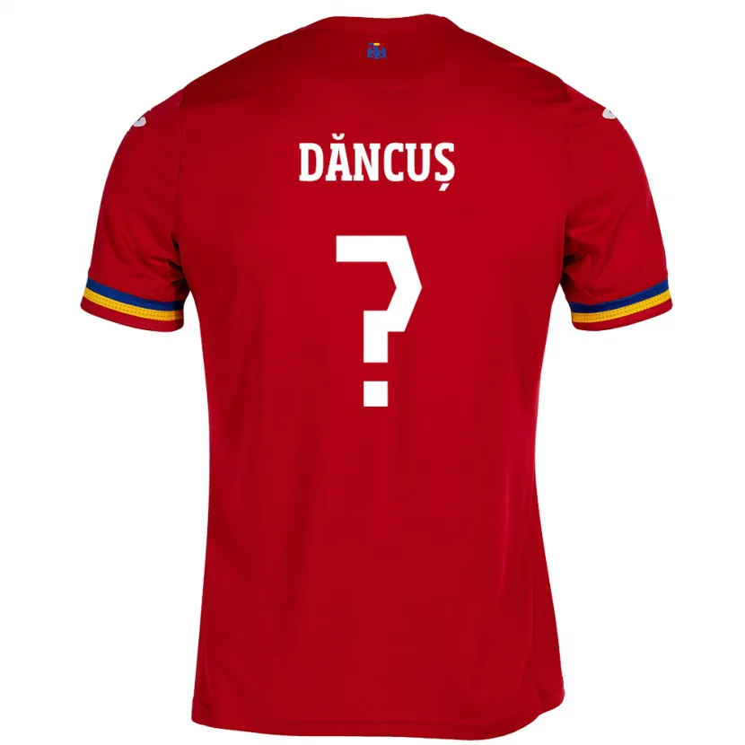 Danxen Femme Maillot Roumanie Andrei Dăncuș #0 Rouge Tenues Extérieur 24-26 T-Shirt