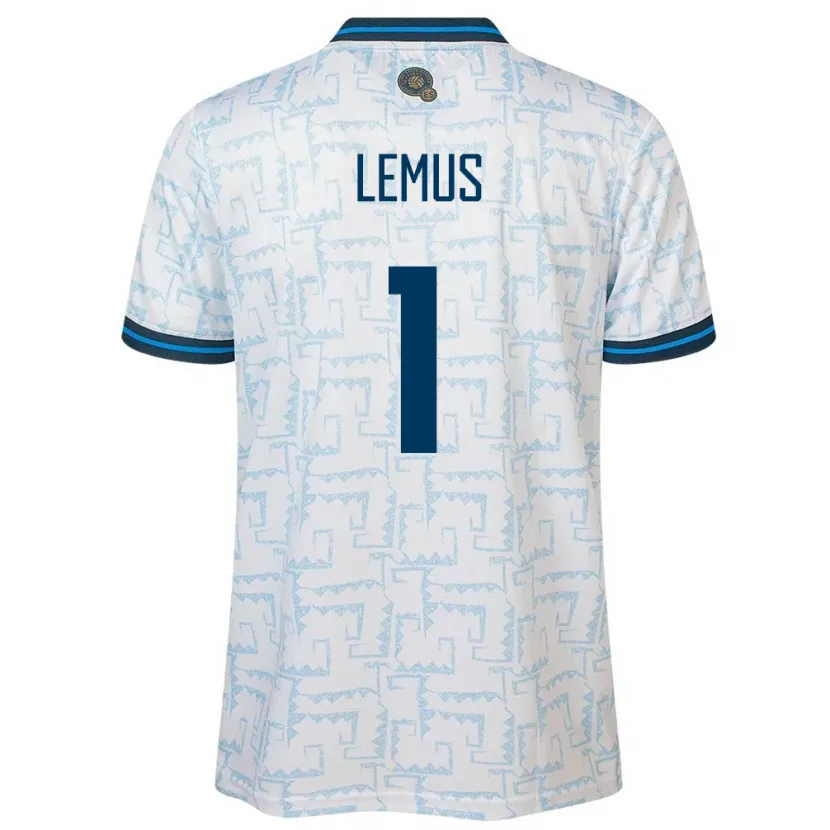 Danxen Femme Maillot Salvador Hamilton Lemus #1 Blanc Tenues Extérieur 24-26 T-Shirt