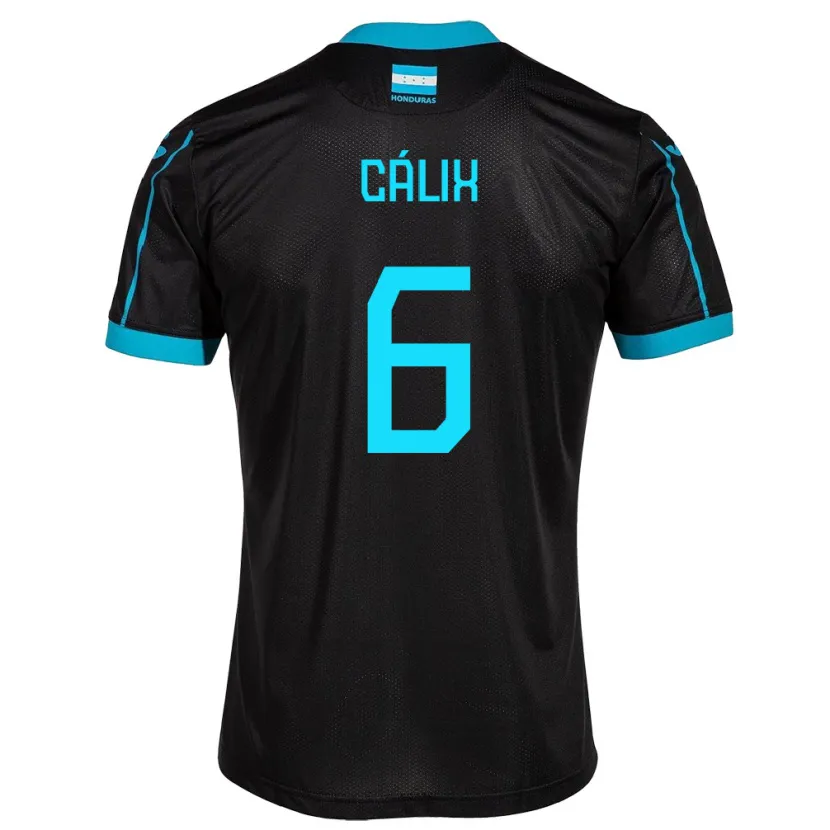Danxen Femme Maillot Honduras Noel Cálix #6 Noir Tenues Extérieur 24-26 T-Shirt