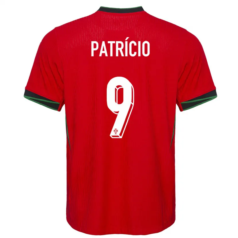 Danxen Enfant Maillot Portugal Nuno Patricio #9 Rouge Tenues Domicile 24-26 T-Shirt