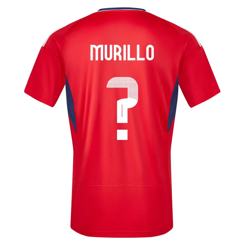 Danxen Enfant Maillot Costa Rica Isaac Murillo #0 Rouge Tenues Domicile 24-26 T-Shirt