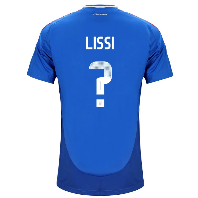 Danxen Enfant Maillot Italie Thomas Lissi #0 Bleu Tenues Domicile 24-26 T-Shirt
