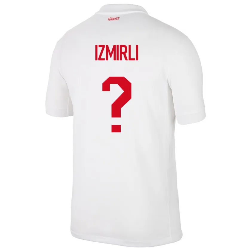 Danxen Enfant Maillot Turquie Ege İzmirli #0 Blanc Tenues Domicile 24-26 T-Shirt