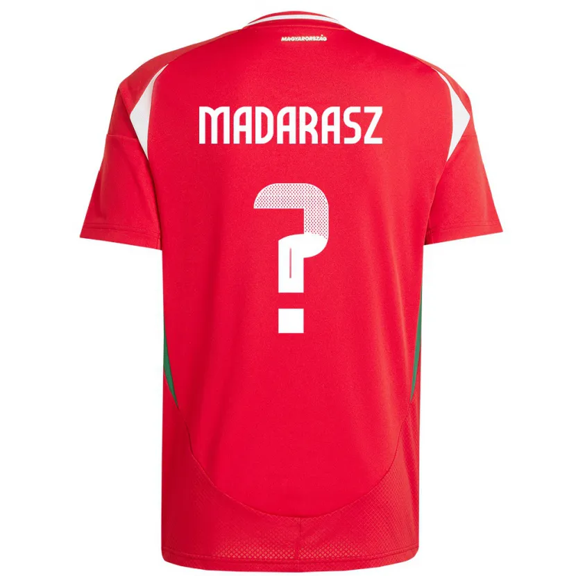 Danxen Enfant Maillot Hongrie Ádám Madarász #0 Rouge Tenues Domicile 24-26 T-Shirt