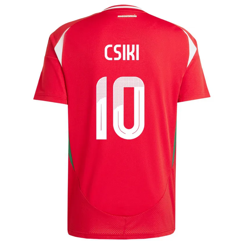 Danxen Enfant Maillot Hongrie Anna Csiki #10 Rouge Tenues Domicile 24-26 T-Shirt
