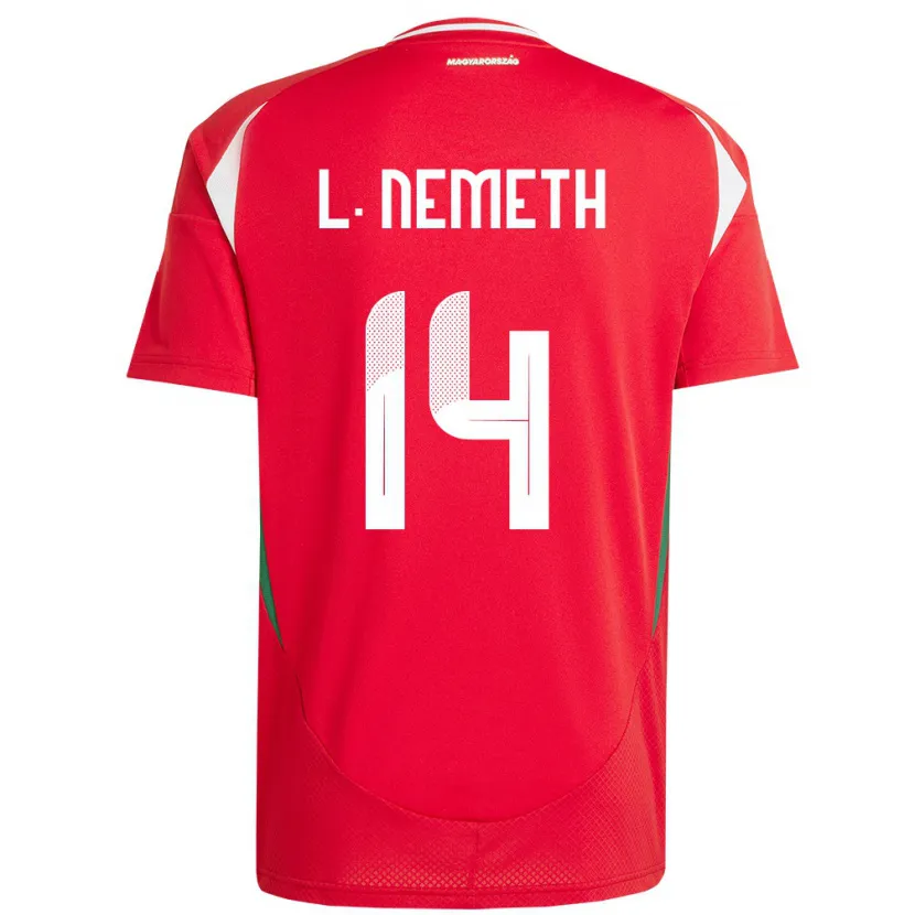 Danxen Enfant Maillot Hongrie Loretta Németh #14 Rouge Tenues Domicile 24-26 T-Shirt