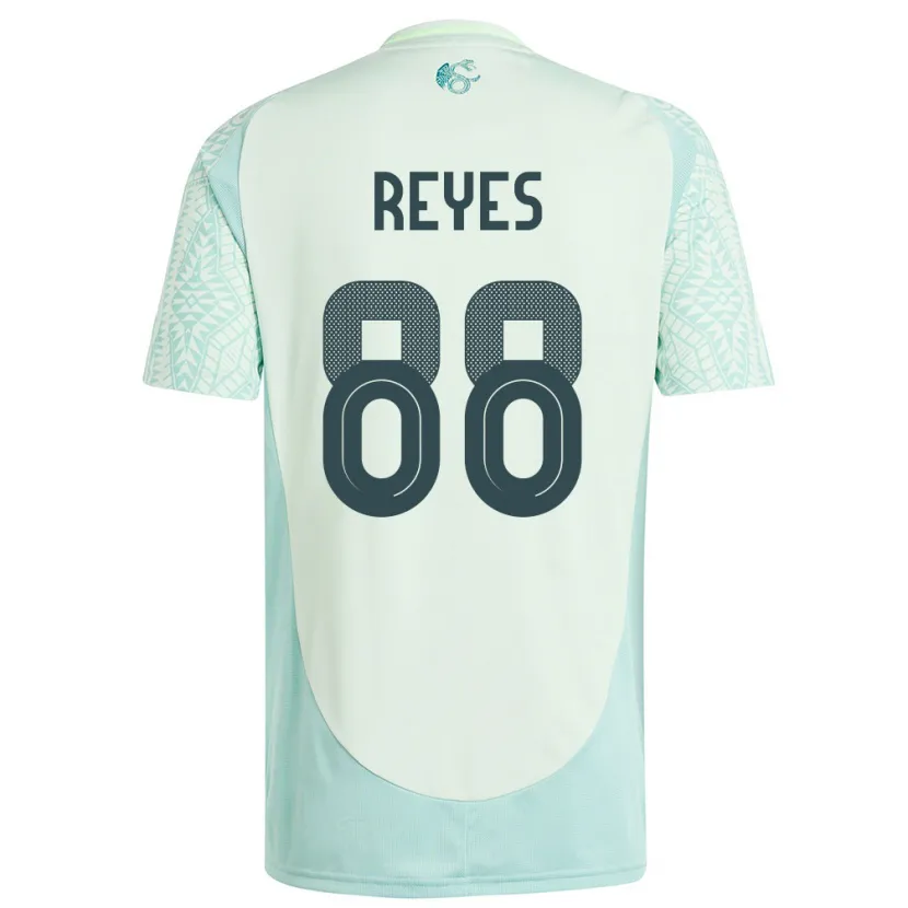 Danxen Enfant Maillot Mexique Maricarmen Reyes #88 Lin Vert Tenues Extérieur 24-26 T-Shirt