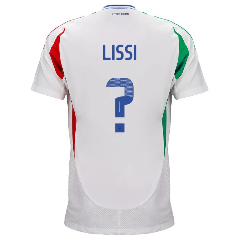 Danxen Enfant Maillot Italie Thomas Lissi #0 Blanc Tenues Extérieur 24-26 T-Shirt