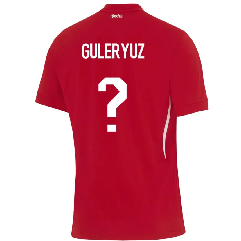 Danxen Enfant Maillot Turquie Göknur Güleryüz #0 Rouge Tenues Extérieur 24-26 T-Shirt