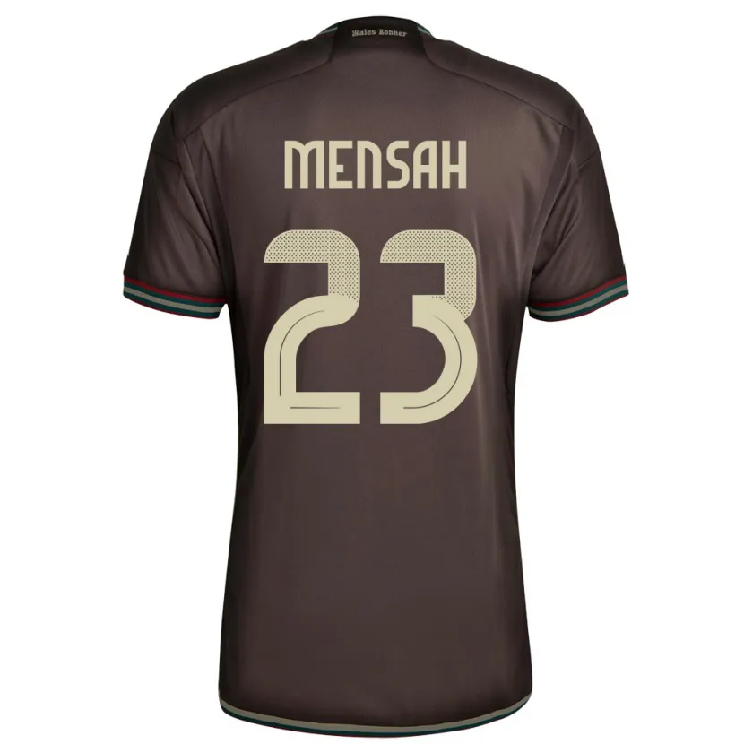 Danxen Enfant Maillot Jamaïque Serena Mensah #23 Brun Nuit Tenues Extérieur 24-26 T-Shirt