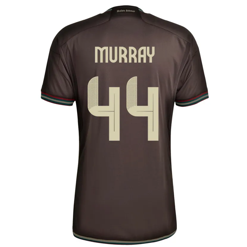 Danxen Enfant Maillot Jamaïque Satara Murray #44 Brun Nuit Tenues Extérieur 24-26 T-Shirt