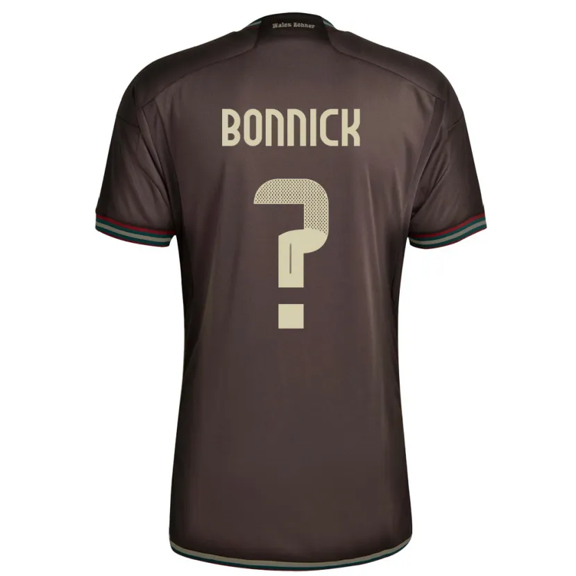 Danxen Enfant Maillot Jamaïque Sheyenne Bonnick #0 Brun Nuit Tenues Extérieur 24-26 T-Shirt