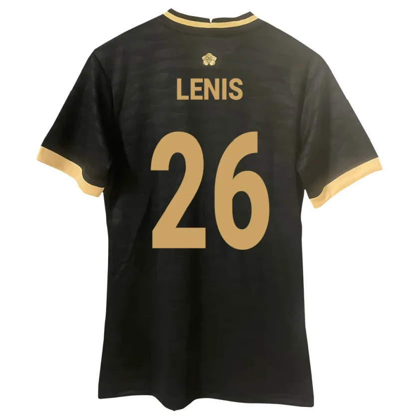 Danxen Enfant Maillot Panama Kahiser Lenis #26 Noir Tenues Extérieur 24-26 T-Shirt