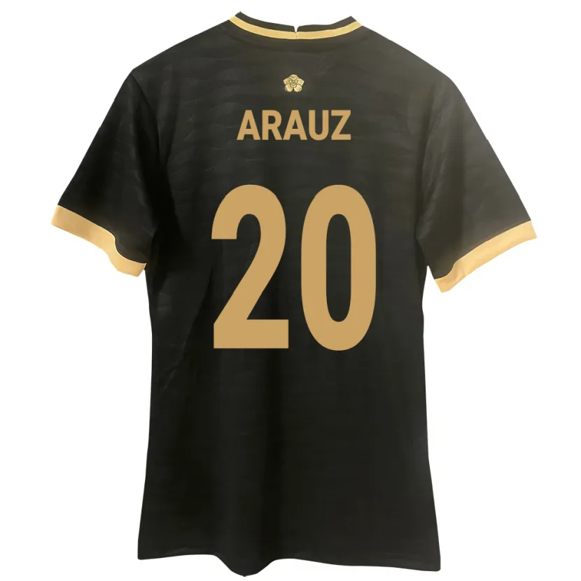 Danxen Enfant Maillot Panama Yulieth Araúz #20 Noir Tenues Extérieur 24-26 T-Shirt