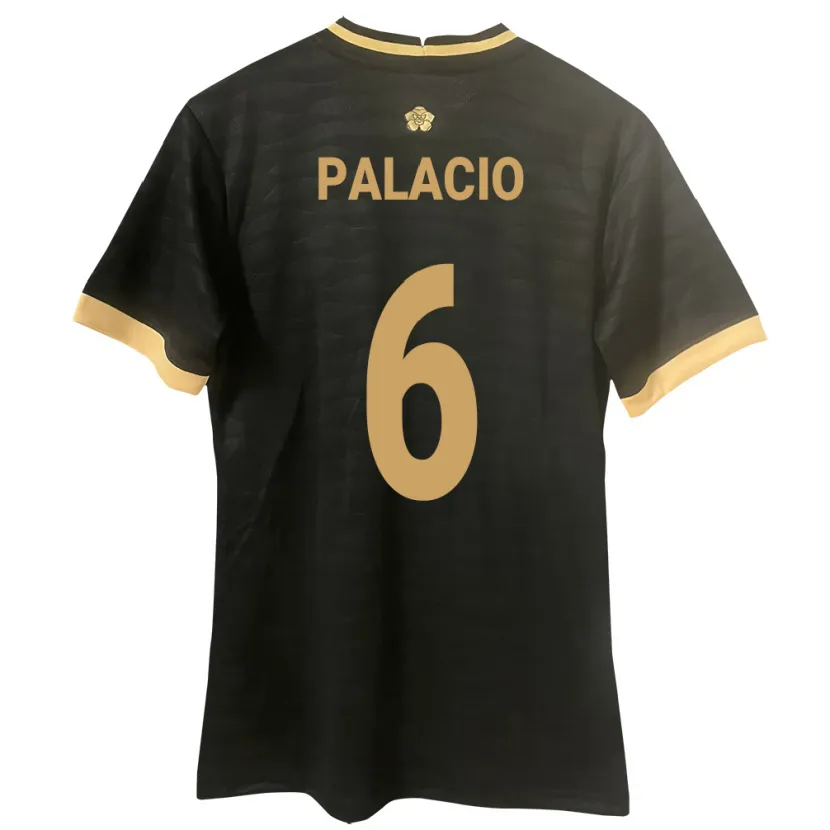 Danxen Enfant Maillot Panama Yamileth Palacio #6 Noir Tenues Extérieur 24-26 T-Shirt