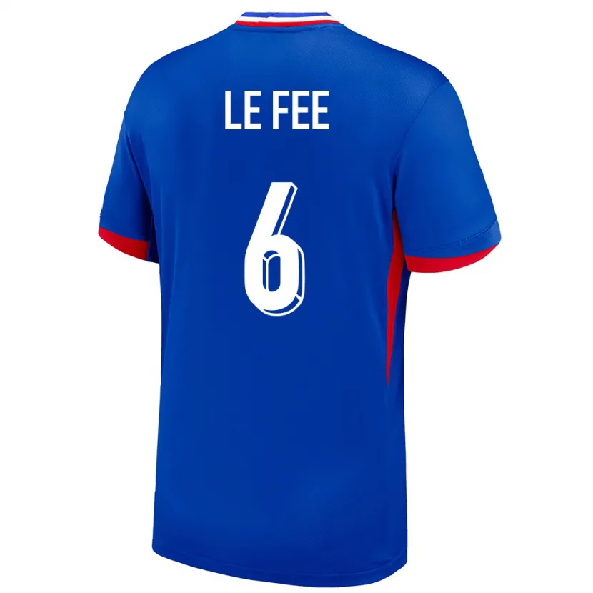 Danxen Homme Maillot France Enzo Le Fee #6 Bleu Tenues Domicile 24-26 T-Shirt