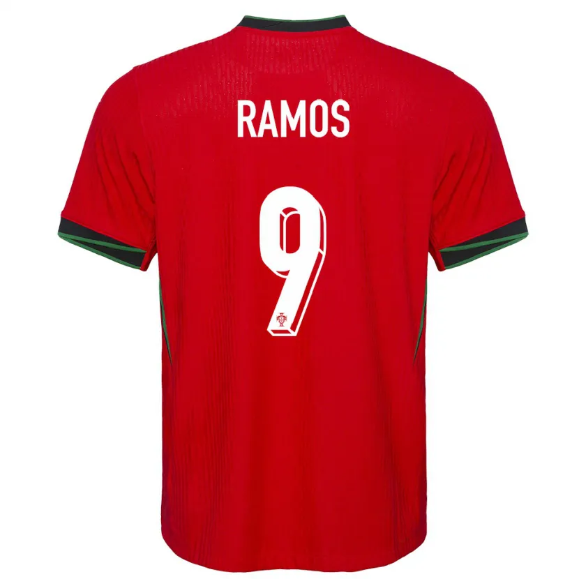 Danxen Homme Maillot Portugal Goncalo Ramos #9 Rouge Tenues Domicile 24-26 T-Shirt