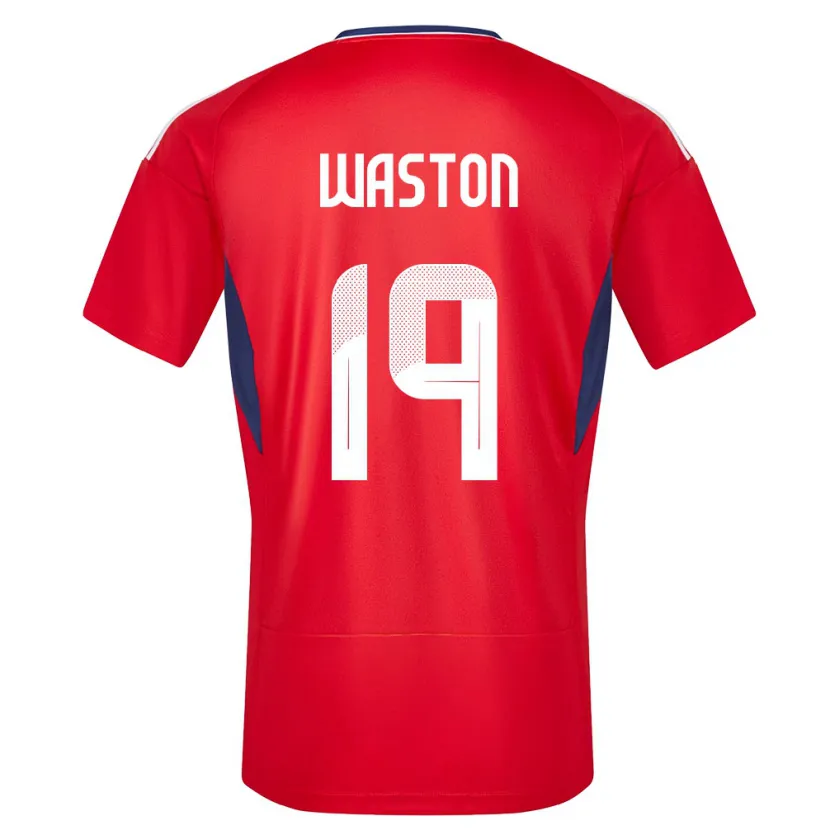 Danxen Homme Maillot Costa Rica Kendall Waston #19 Rouge Tenues Domicile 24-26 T-Shirt