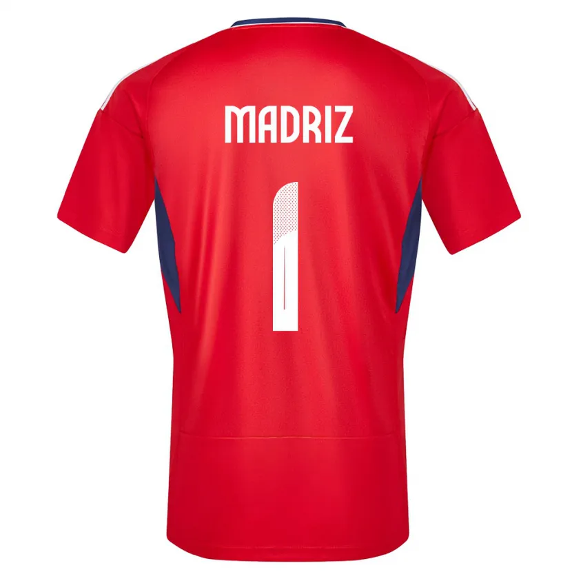 Danxen Homme Maillot Costa Rica Abraham Madriz #1 Rouge Tenues Domicile 24-26 T-Shirt