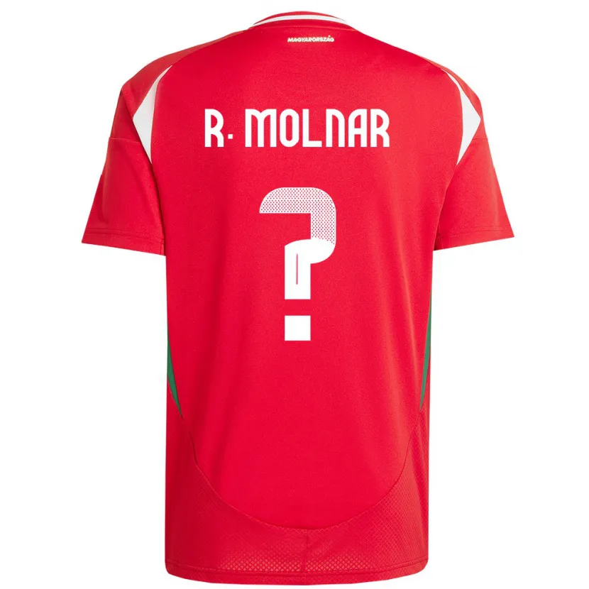 Danxen Homme Maillot Hongrie Rajmund Molnár #0 Rouge Tenues Domicile 24-26 T-Shirt