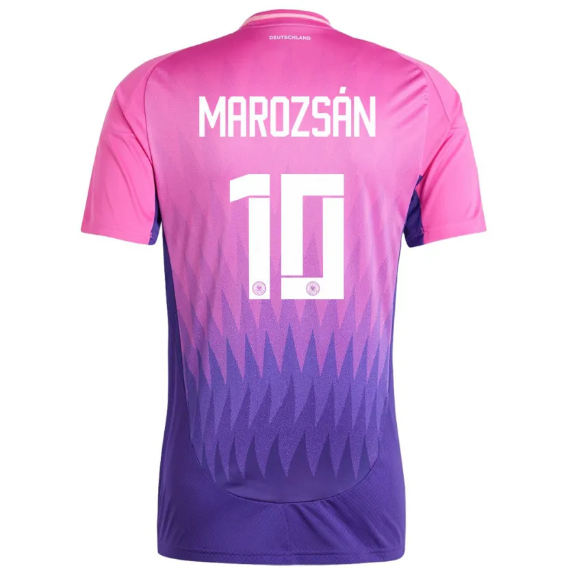 Danxen Homme Maillot Allemagne Dzsenifer Marozsan #10 Rose-Mauve Tenues Extérieur 24-26 T-Shirt
