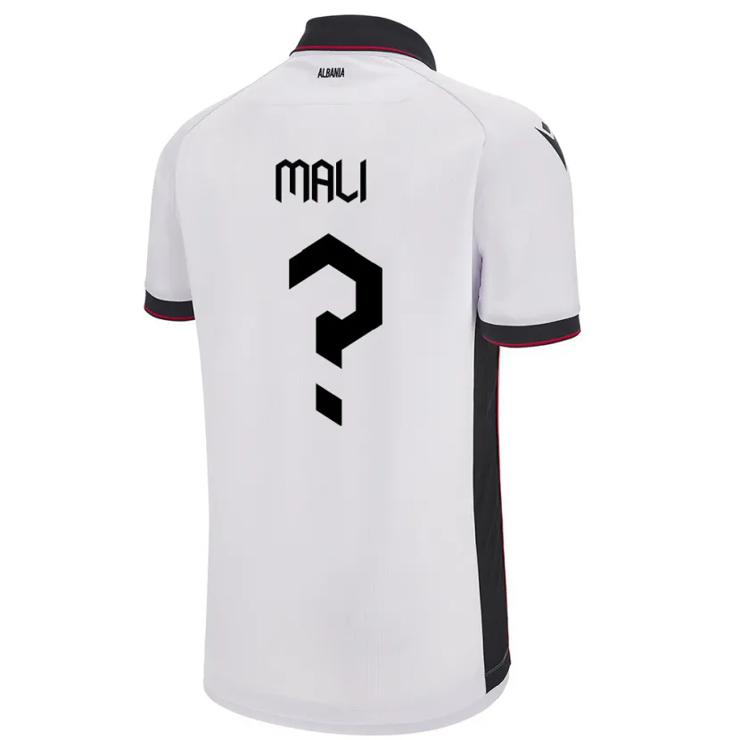 Danxen Homme Maillot Albanie Frensi Mali #0 Blanc Tenues Extérieur 24-26 T-Shirt