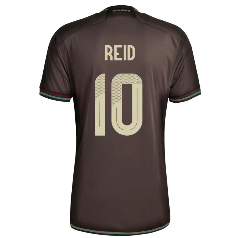 Danxen Homme Maillot Jamaïque Bobby De Cordova-Reid #10 Brun Nuit Tenues Extérieur 24-26 T-Shirt