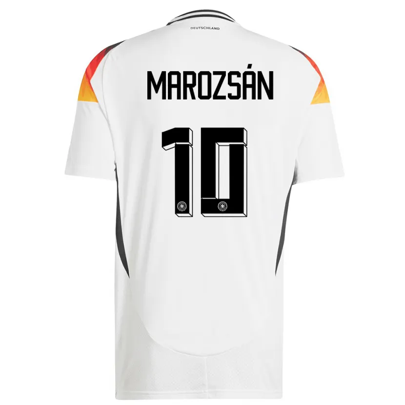 Danxen Femme Maillot Allemagne Dzsenifer Marozsan #10 Blanc Tenues Domicile 24-26 T-Shirt