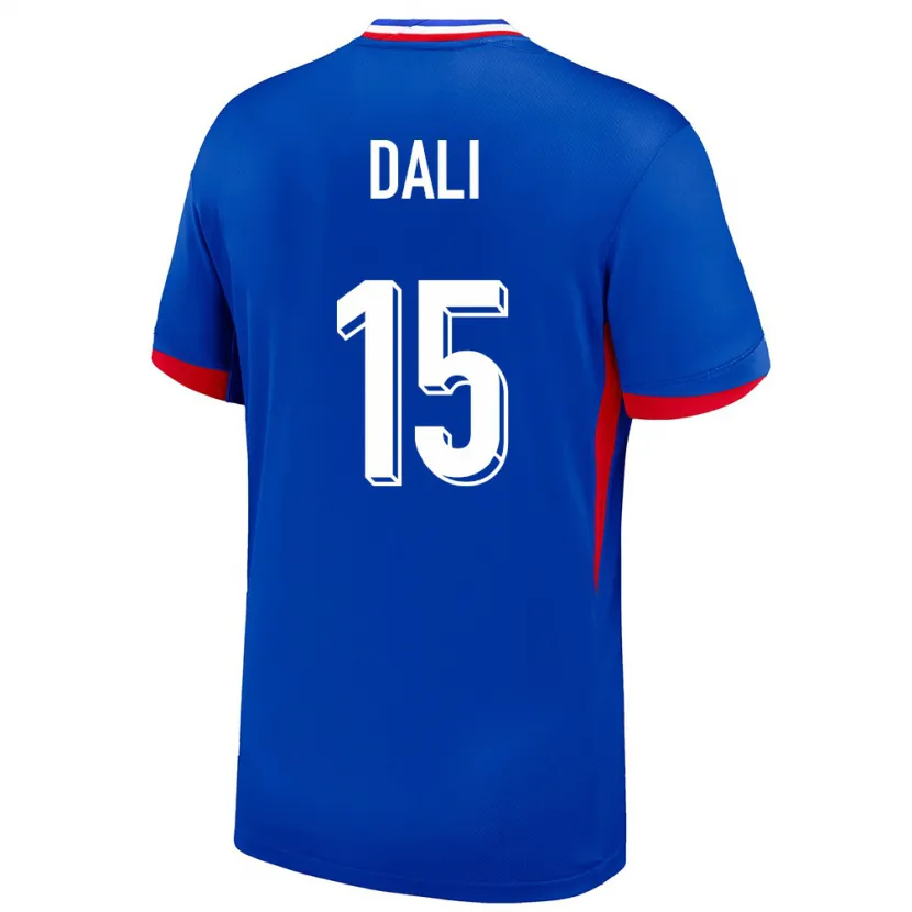 Danxen Femme Maillot France Kenza Dali #15 Bleu Tenues Domicile 24-26 T-Shirt