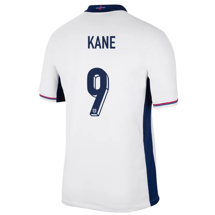 Danxen Femme Maillot Angleterre Harry Kane #9 Blanc Tenues Domicile 24-26 T-Shirt