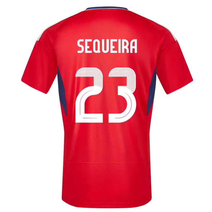 Danxen Femme Maillot Costa Rica Patrick Sequeira #23 Rouge Tenues Domicile 24-26 T-Shirt